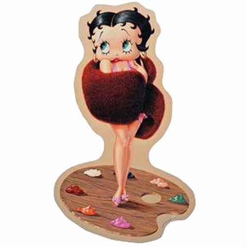 Betty Boop Metal Sign "Palette"